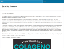 Tablet Screenshot of colageno.net